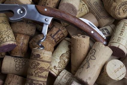 Laguiole Kellnermesser Sommelier Weinöffner mit Korken